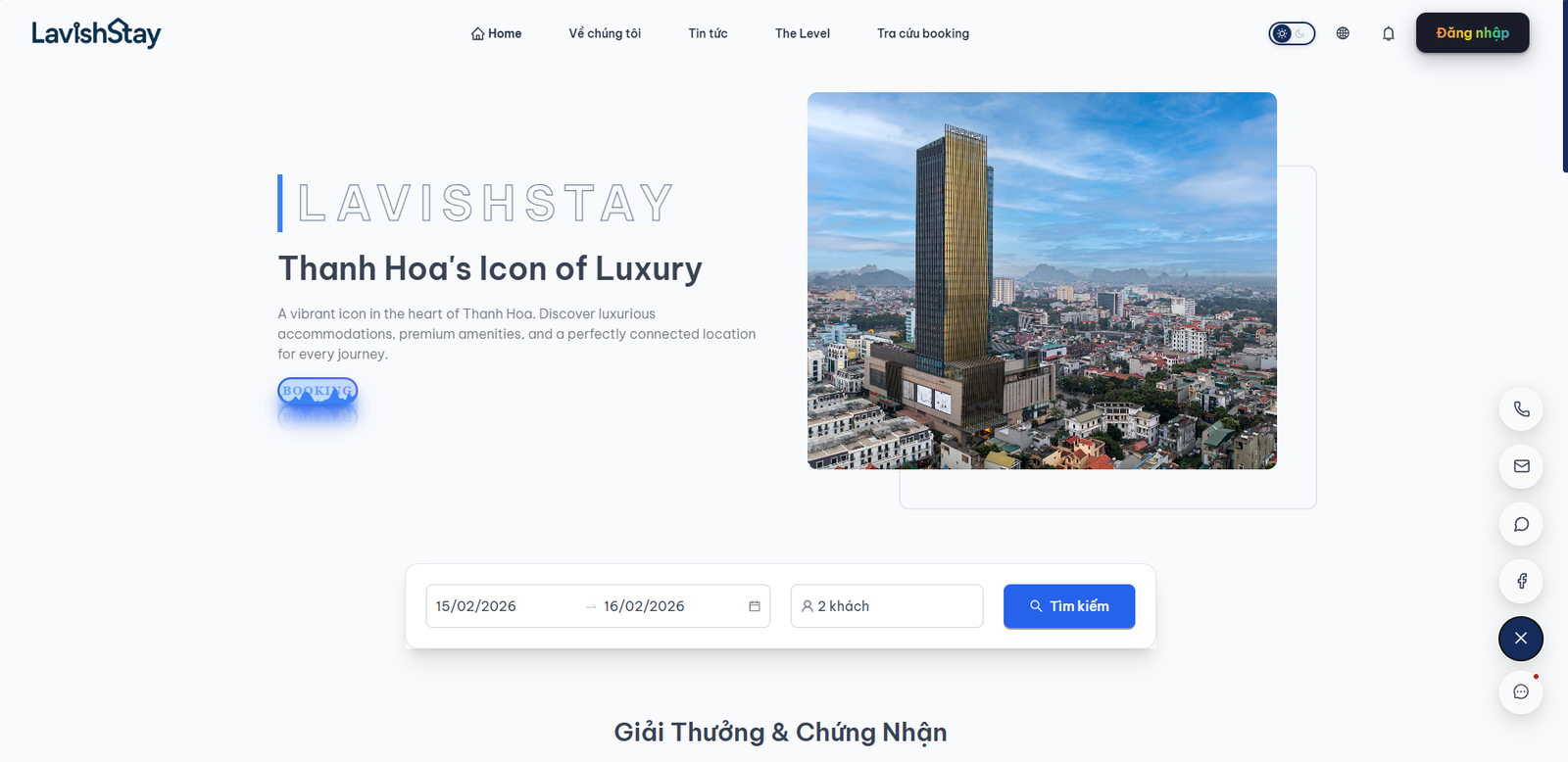 LavishStay - Nền tảng quản lý và đặt phòng khách sạn